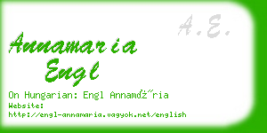 annamaria engl business card